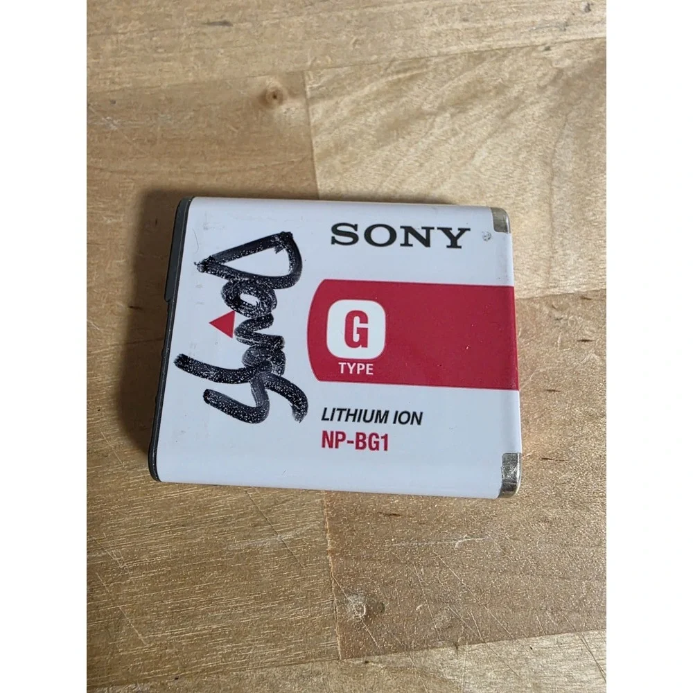 Sony OEM NP-BG1 Battery +AC Charger for Sony Cyber-shot DSC-H90, H70, HX5,HX7